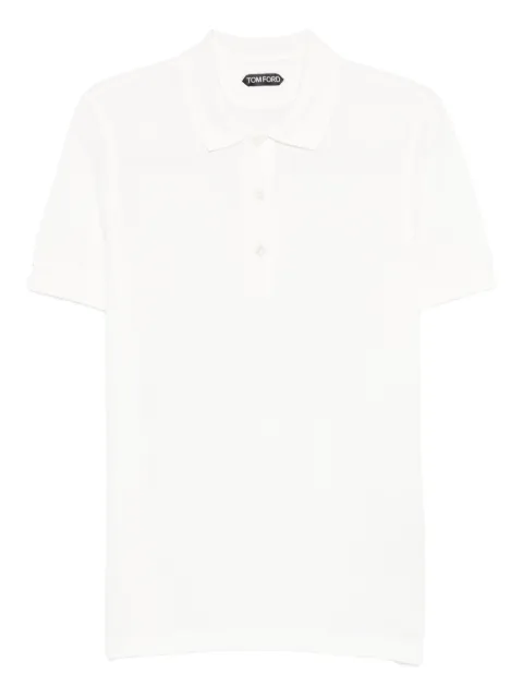 TOM FORD short-sleeve polo shirt White JPS011JMT013