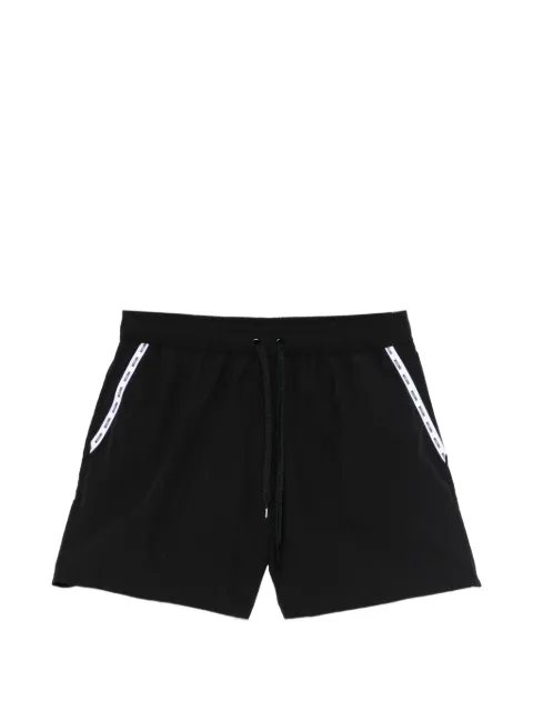 Moschino drawstring logo swim shorts Black A42189408