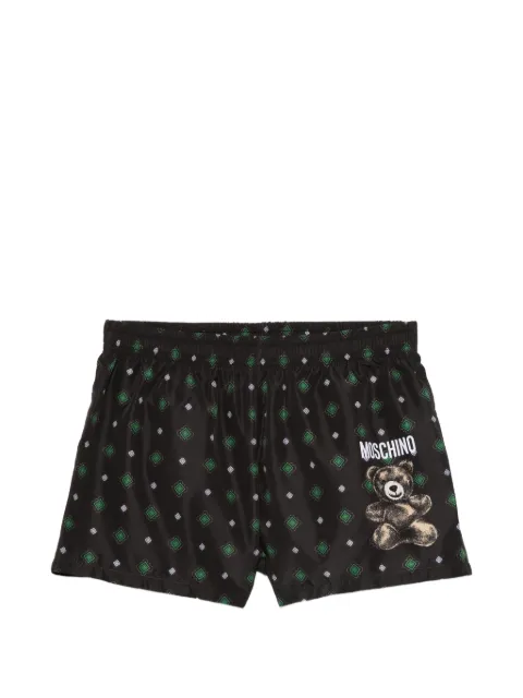 Moschino Moschino Teddy bear nylon swim trunks Black A42080274
