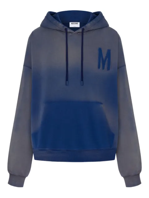 Moschino gradient-effect hoodie Blue A17030228