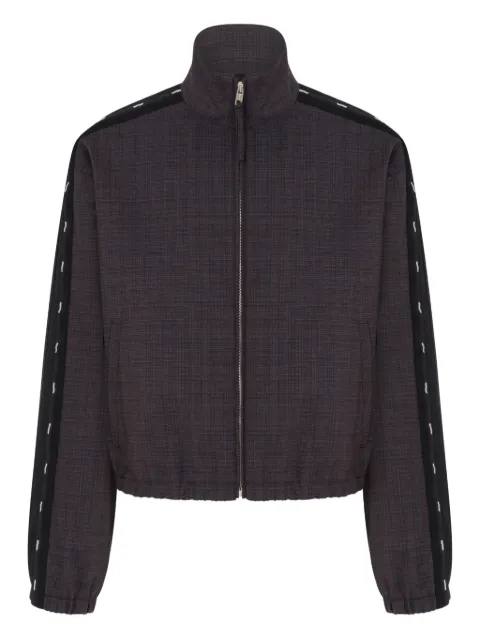 Moschino strip-detail bomber jacket Grey A06040226