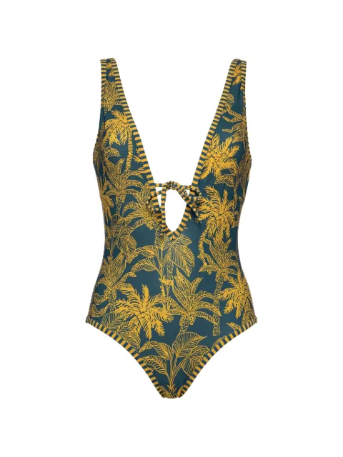 ERES Destination V-neckline swimsuit Blue 012609