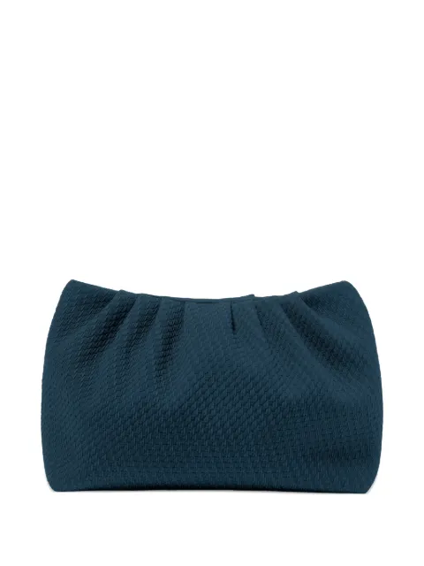 ERES geometric-pattern clutch bag Blue 192504