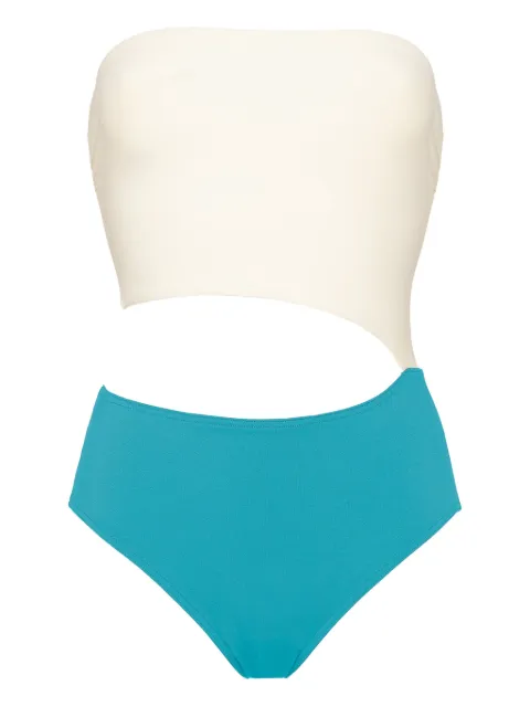ERES two-tone swimsuit Blue 012616