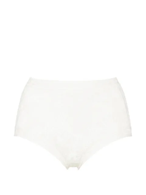 ERES Volute high-waisted lace briefs White 612603