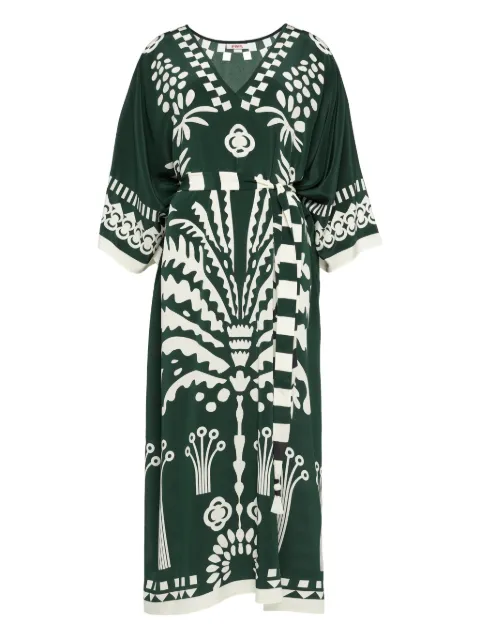 ERES Holi V-neck kaftan Green 202613