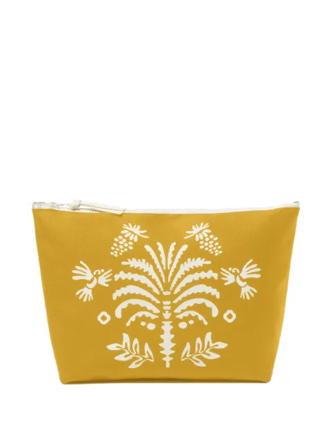 ERES floral-print clutch bag Yellow 192603