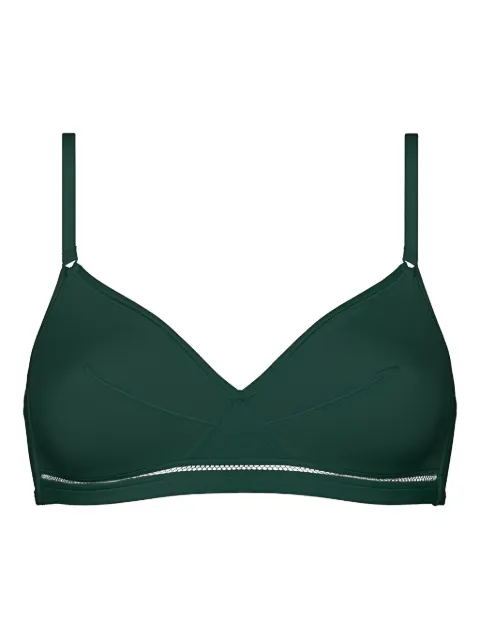 ERES Lydia Soyeuse wireless triangle bra Green 60859