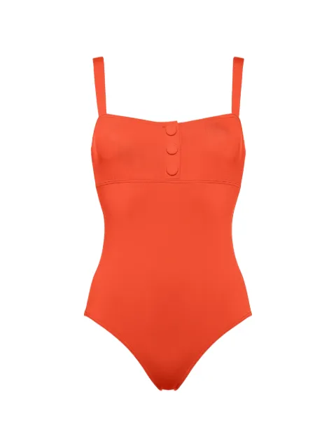 ERES Dahabiya button-detail swimsuit Red 012603