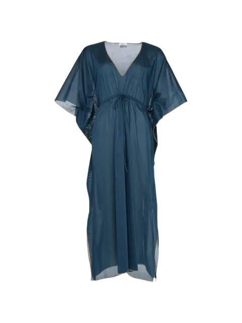 ERES Voilier V-neck kaftan dress Blue 202427