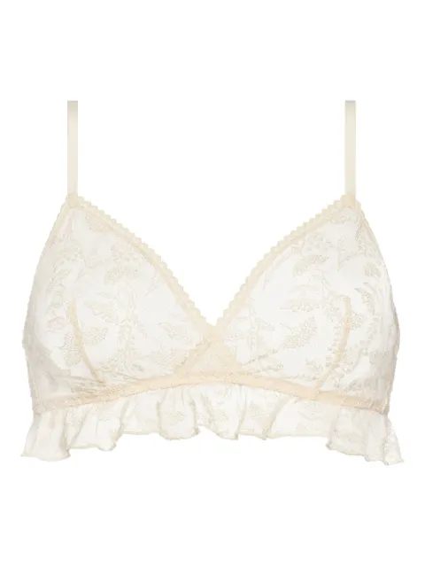 ERES Clochette wireless triangle bra White 64013