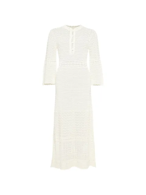 ERES Madone bell-sleeve maxi dress White 202612
