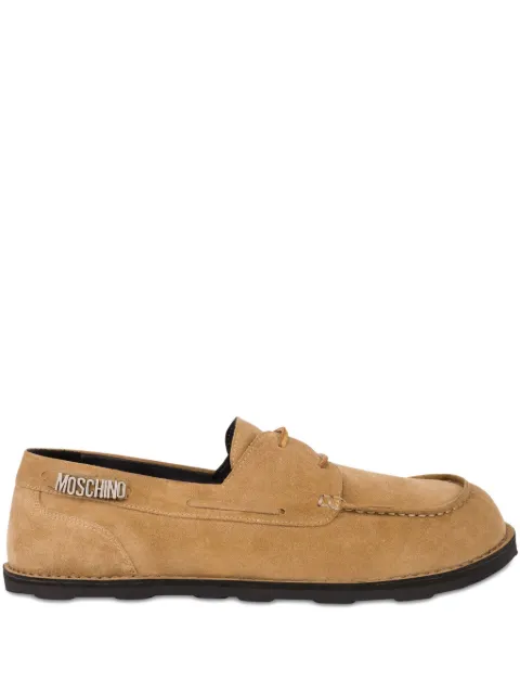 Moschino suede loafers Brown MB10801G0OGF0