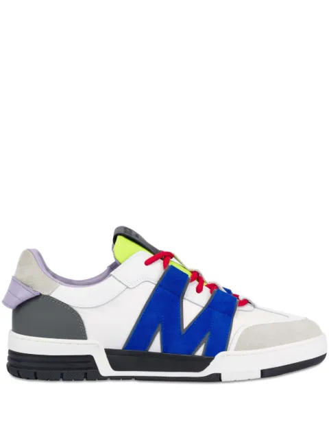 Moschino calfskin and suede sneakers White MB15224G0OGT4