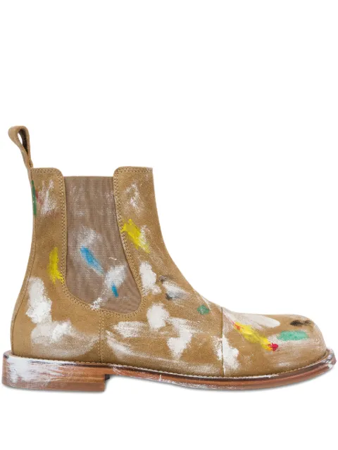 Moschino suede Beatles boots Brown MB21212M0OGQB