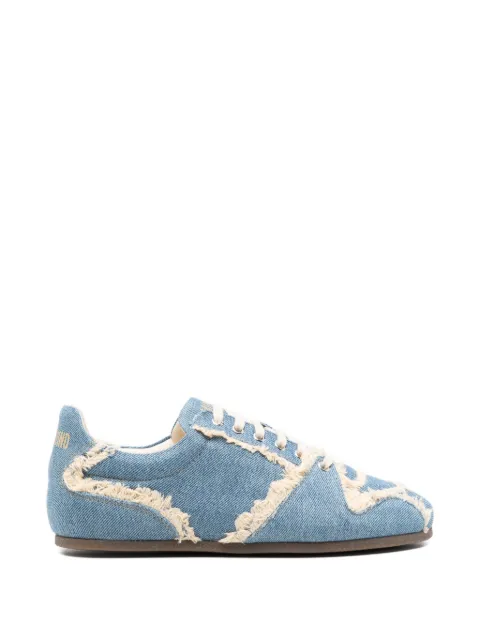 Moschino frayed sneakers Blue MB15301G0OGS0