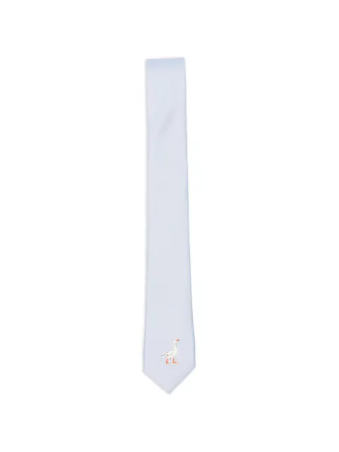 Moschino goose-print tie Blue Q055009D0M5884V