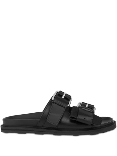 Moschino buckle-fastening sandals Black MB28103G0OGA0