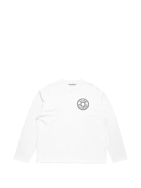Acne Studios logo T-shirt White CL0428
