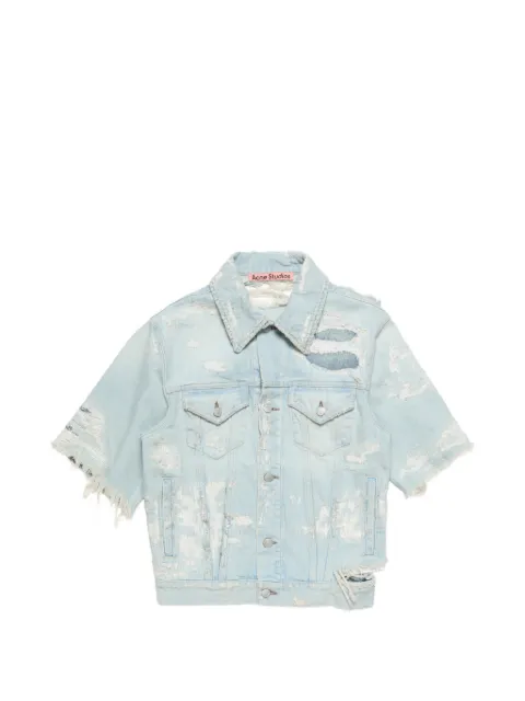 Acne Studios distressed denim jacket Blue B90867
