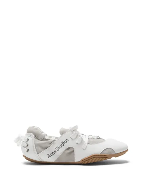 Acne Studios cut-out panelled sneakers White BD0350PS26ANC