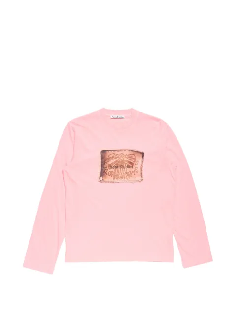 Acne Studios graphic T-shirt Pink CL0459