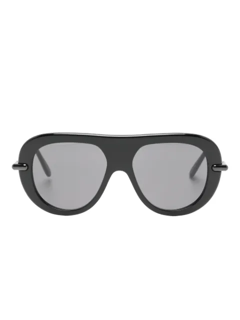 LOEWE slim pilot-frame sunglasses Black LW40186I5201A