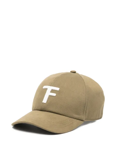 TOM FORD embroidered-logo cap Neutrals MH005TCN061G