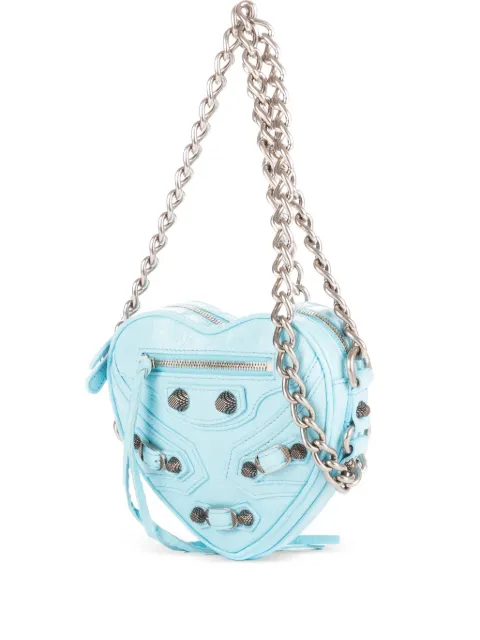 Balenciaga Pre-Owned mini Le Cagole Heart crossbody bag Blue 72278146360584046