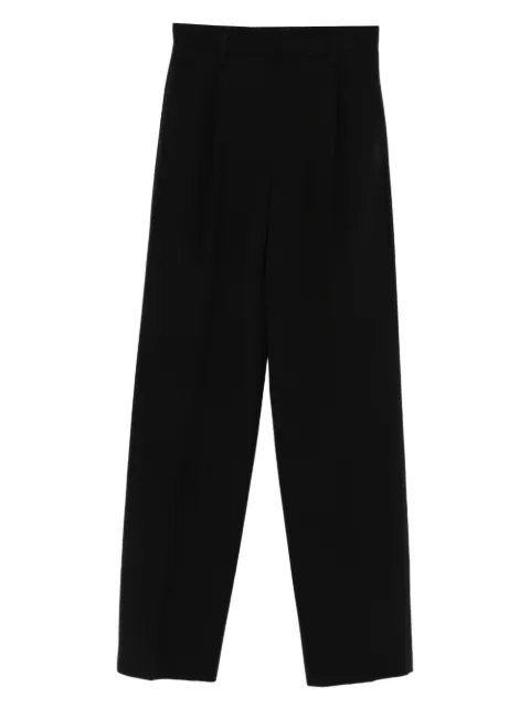 MM6 Maison Margiela pleat-detail trousers Black S52KA0554M35436