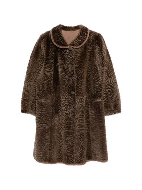 A.N.G.E.L.O. Vintage Cult 1990s button-up coat Brown AN790ZZA