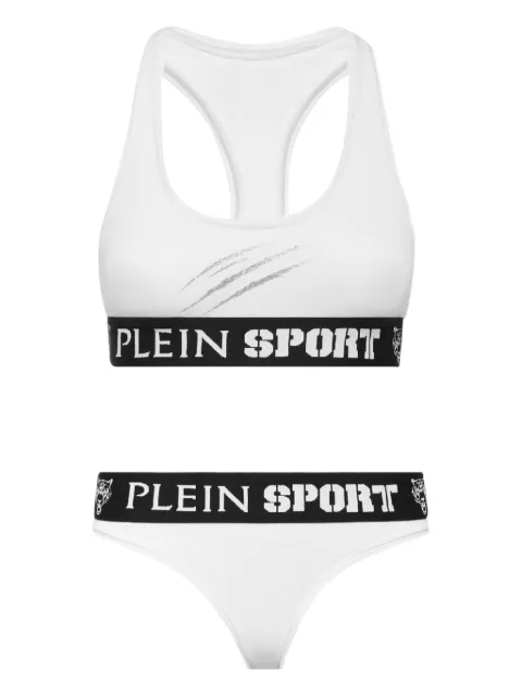 Plein Sport logo-band underwear set White WJU0066SJY001N01