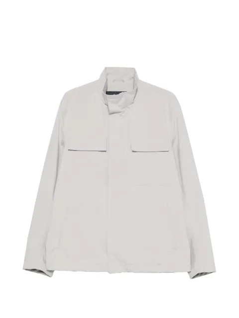 Herno high-neck chest-pocket jacket Grey GI000588U12790