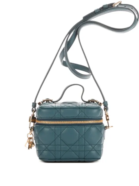 Christian Dior Pre-Owned quilted crossbody bag Blue 08BO0211