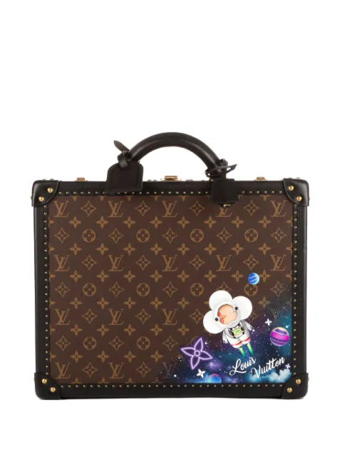 Louis Vuitton Pre-Owned Vivienne Astronaute Cotteville 40 lugagge Brown 2005093