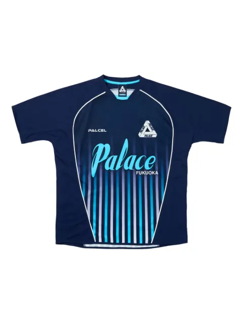 Palace logo-print T-shirt Blue P0087