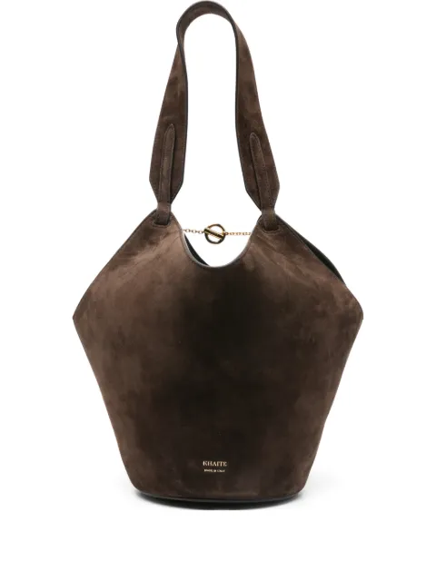 KHAITE Lotus tote bag Brown H2056726950