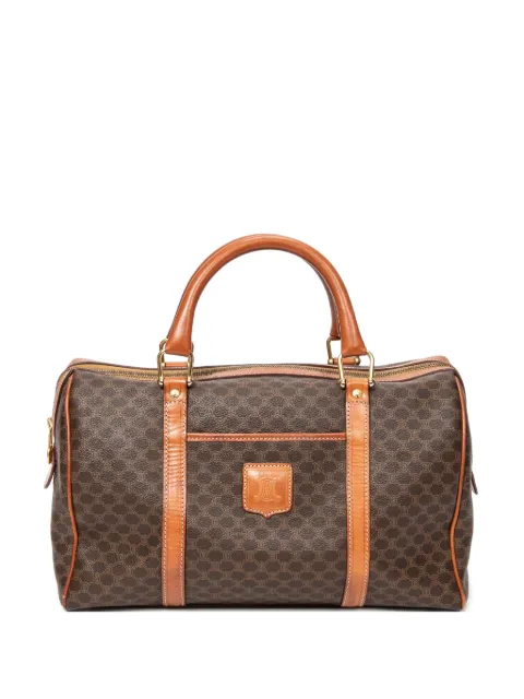 Celine Pre-Owned Boston Medium patterned tote bag Brown M13