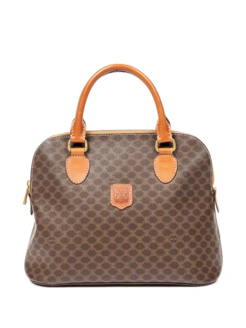 Celine Pre-Owned macadam top-handle tote bag Brown DM96