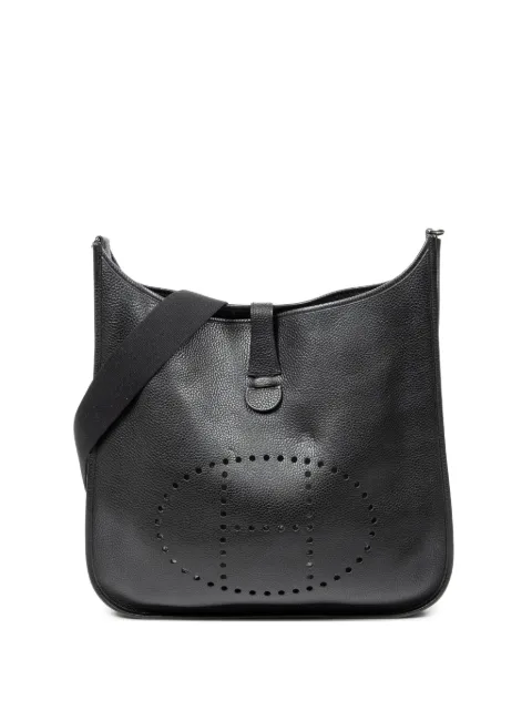Hermès Pre-Owned 2004 Evelyne II perforated shoulder bag Black STAMP