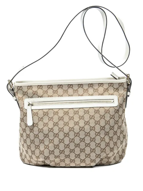 Gucci Pre-Owned GG-patterned shoulder bag Neutrals 388930527066