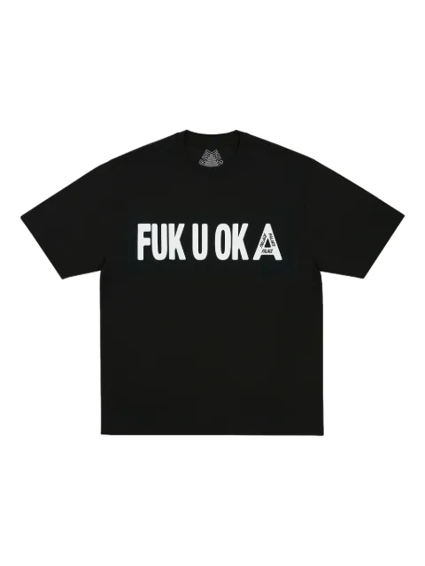 Palace logo-print T-shirt Black P0085