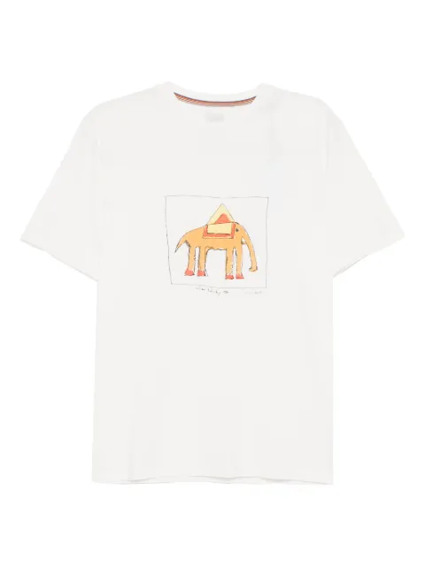 Paul Smith elephant-print T-shirt White M1R919TVP5459