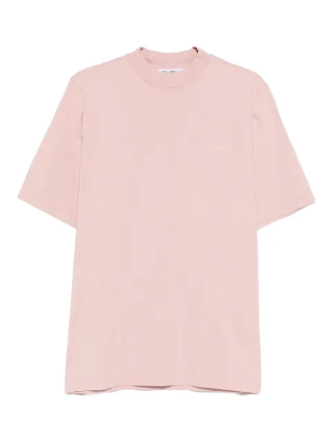 The Attico crew-neck T-shirt Pink 260WCT00360JJJ025AA