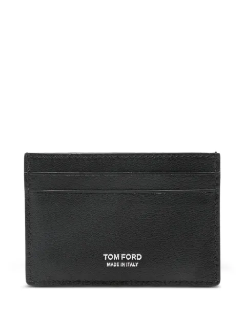 TOM FORD grained leather cardholder Black YH413LGO033S