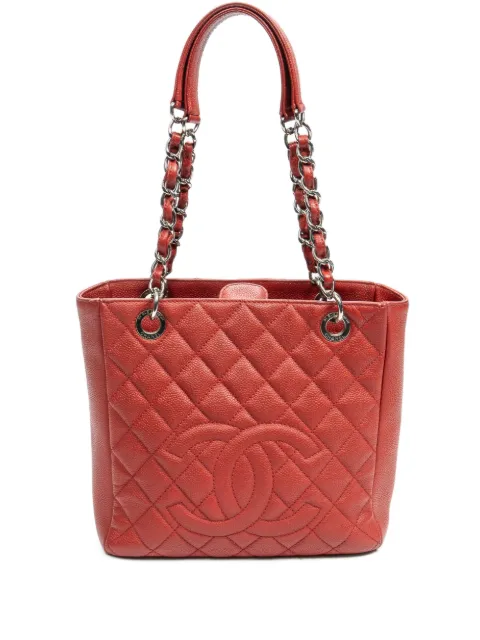 CHANEL Pre-Owned 2011 Petite Shopping tote bag Red 15562283