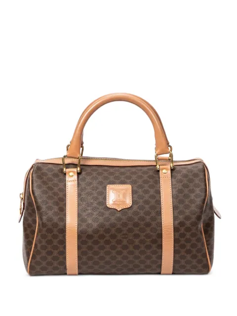 Celine Pre-Owned small Boston patterned tote bag Brown M14
