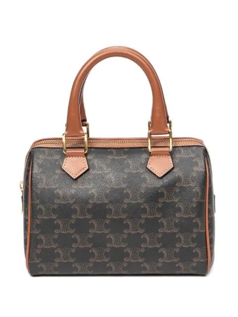 Celine Pre-Owned small Boston patterned tote bag Black FGA1212
