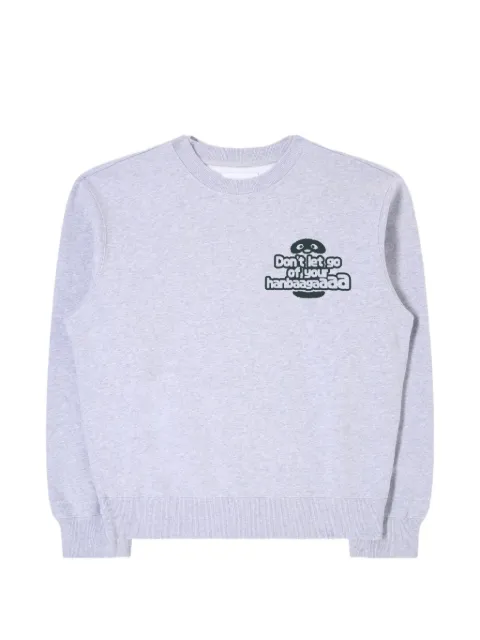 Edwin Tanuki graphic-print sweater Grey I036088
