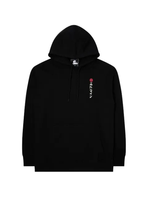 Edwin graphic-print hoodie Black I034191